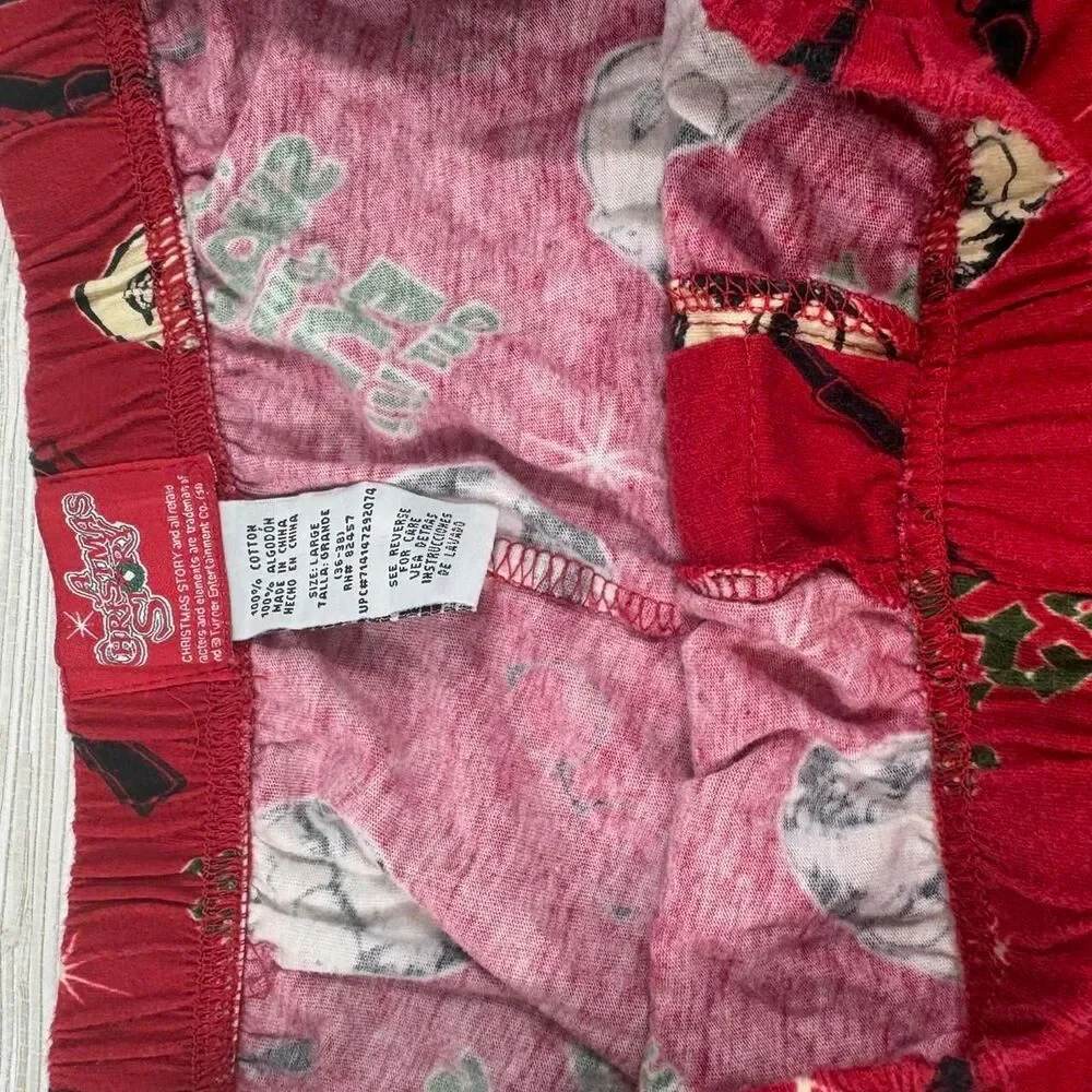 A CHRISTMAS STORY LARGE Ralphie boxer shorts EUC
